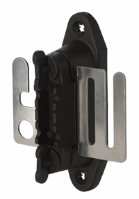 Isolateur porte à ruban Profi noir, 40mm, en coque (x4)