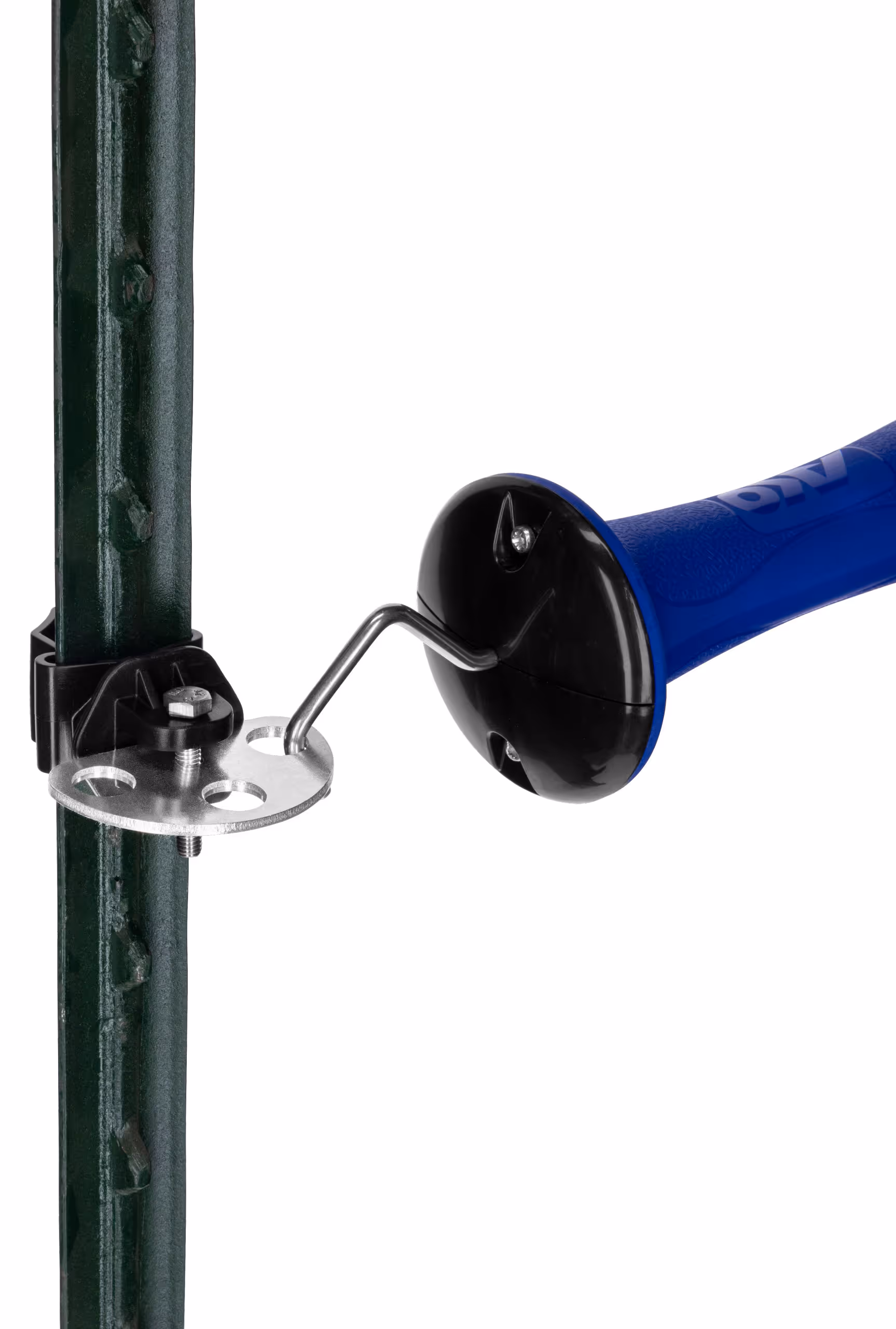 Isolateur porte T-Post/Vario noir, 3pcs