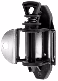 Isolateur Premium Titan noir, à visser, jusqu'à 40mm