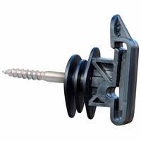 Isolateur ruban 12 à 40 mm - Seau de 90 à fixer sur piquet en bois 