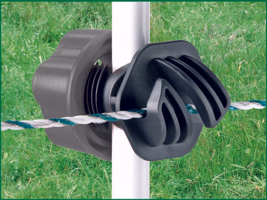 Isolateur Vario plus à visser sur piquet bois 