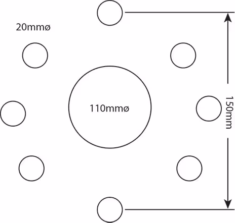 Jante de la roue complète 9 x 28 pour arrière 11 x 28 | Universel