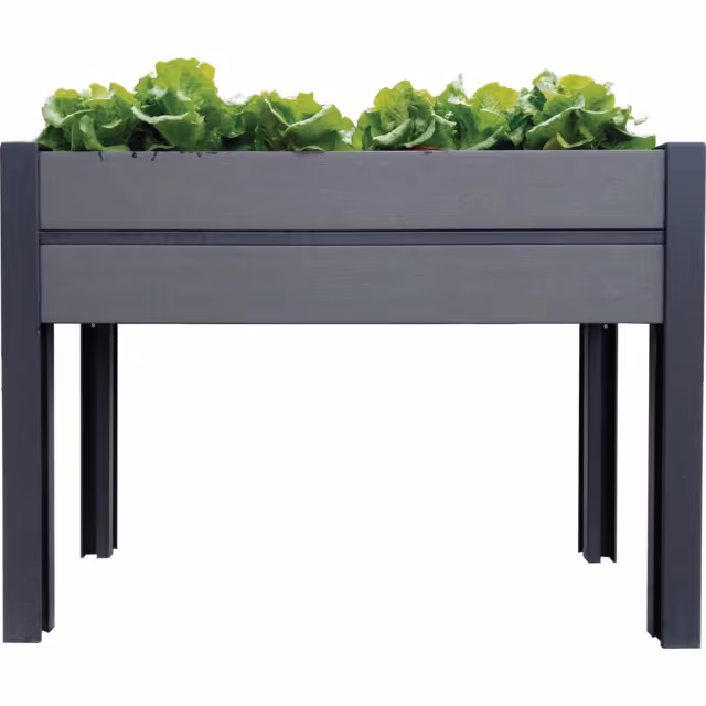 Jardiniere xxl en wpc 100x100x90cm
