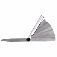 Jauge d'epaisseur metrique a bout pointu 4/100 a 100/100