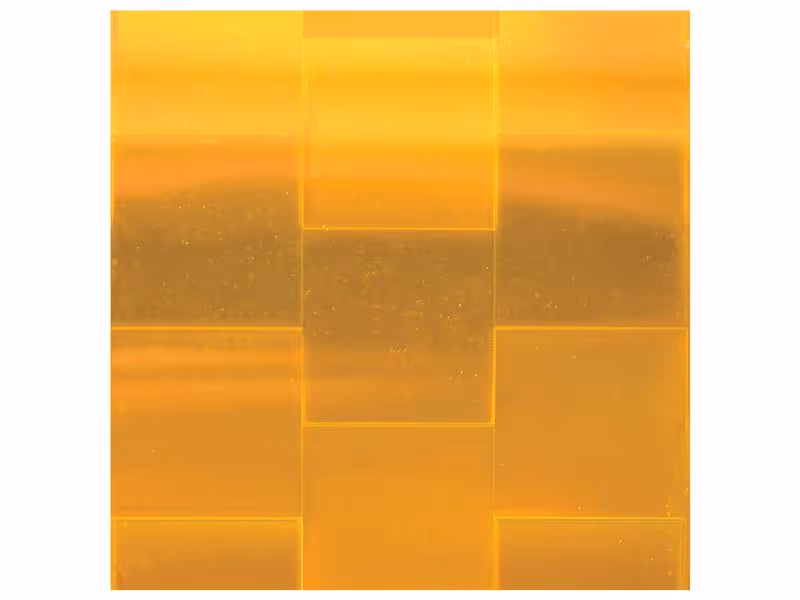 Jaune Bande adhésive réfléchissante, Largeur: 50mm x Longueur: 10m