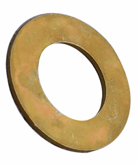 Jaune & rondelle plaque 7/8" Zinc lourd | Universel