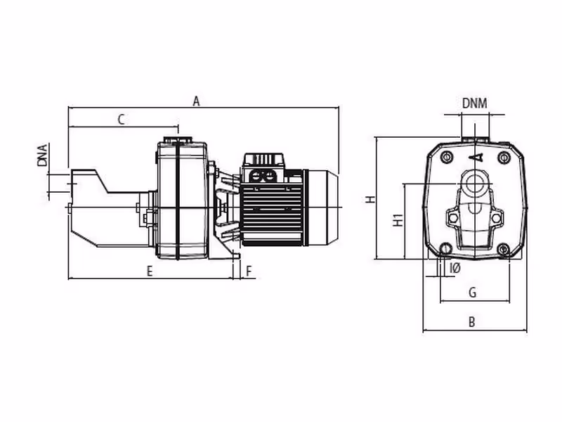 JET 151T Pompe auto-amorçante