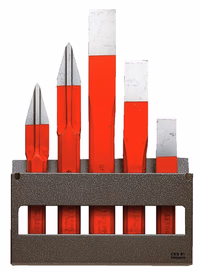 Jeu 5 burins-bedanes-std metal