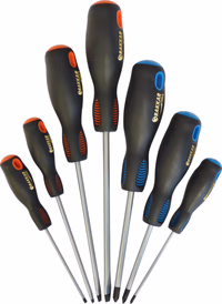 Jeu 7 tournevis lame classique *dt*