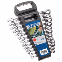 Jeu de 12 clés à cliquet