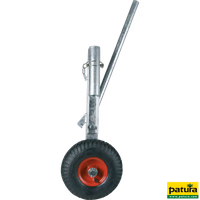 Jeu de 2 roues pivotantes et amovibles