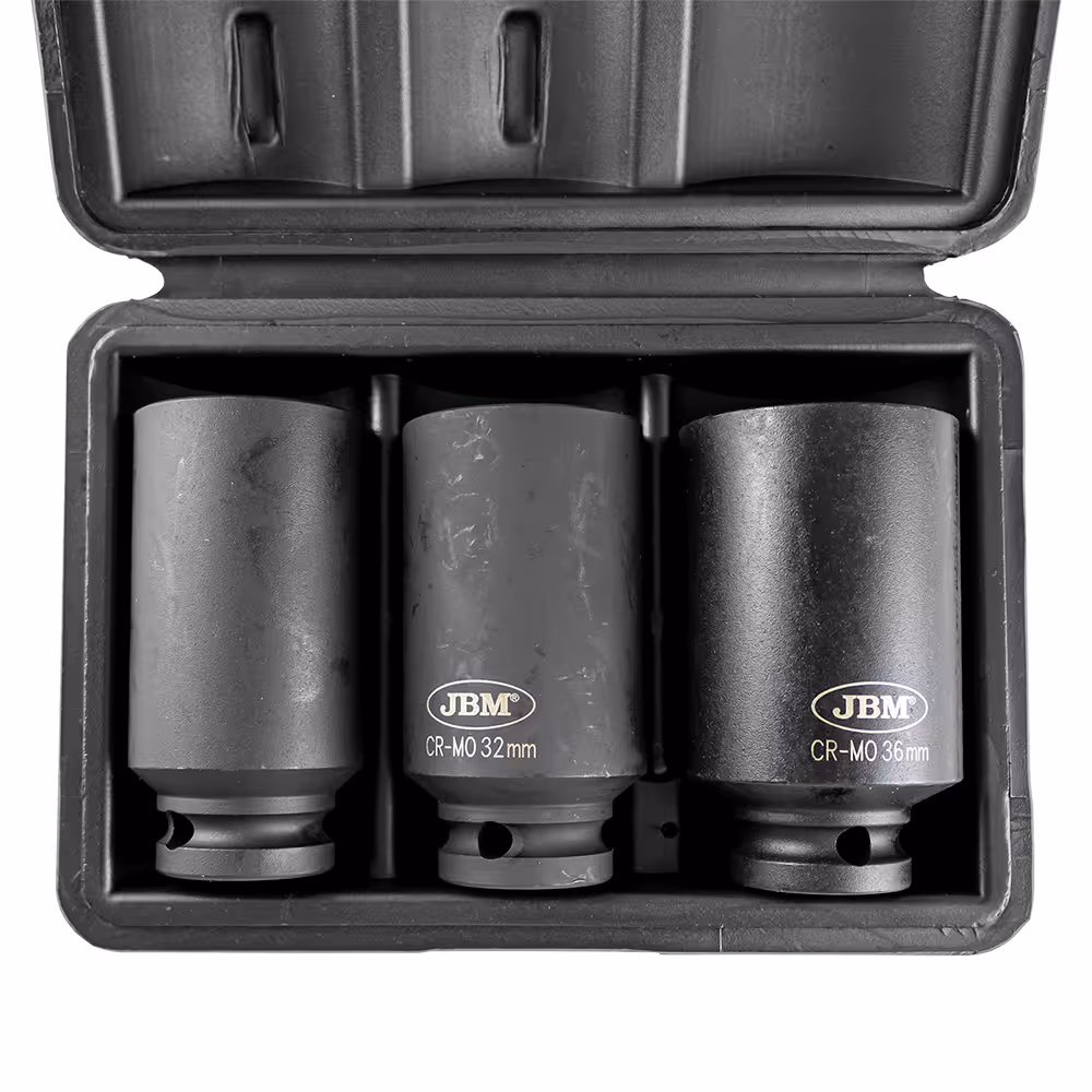 Jeu de 3 douilles xzn de 1/2" à choc