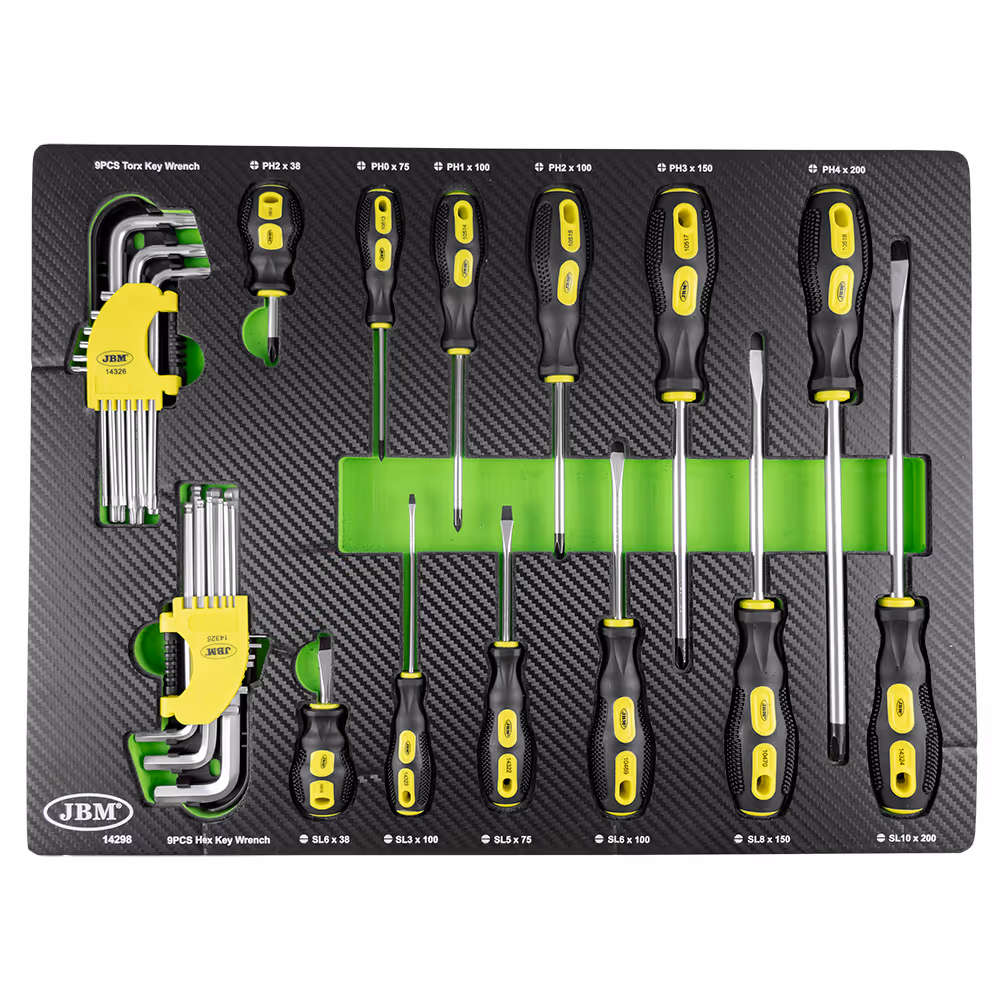Jeu de 4 modules eva carbone pour outils