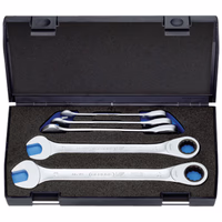 Jeu de 5 clés à fourche à cliquet