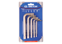 Jeu de 5 clés mâles XZN courtes