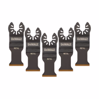 Jeu de 5 lames 30 x 43 mm pour multi-cutter. Pour la découpe de métal