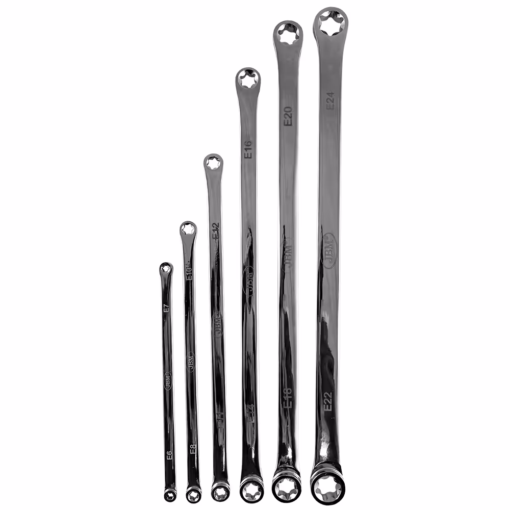 Jeu de 6 clés extra longues torx