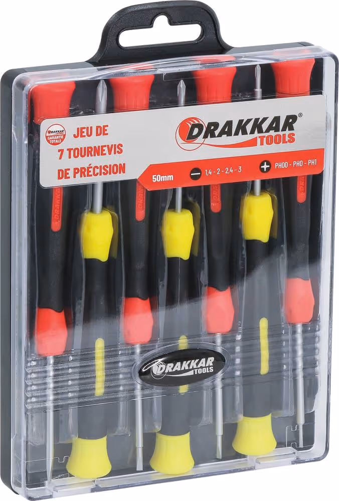 JEU DE 7 TOURNEVIS DE PRECISION