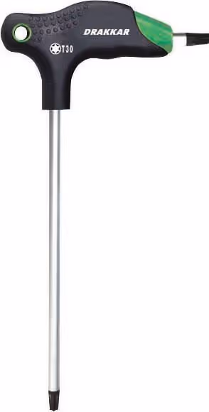 JEU DE 7 TOURNEVIS POIGNEE EN T TORX