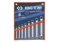 Jeu de 8 clés polygonales droites