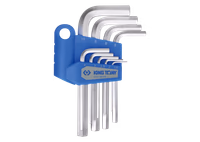 Jeu de 9 clés Allen courtes 1.5 à 10mm