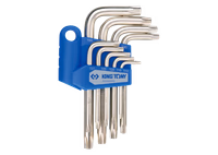 Jeu de 9 clés Torx