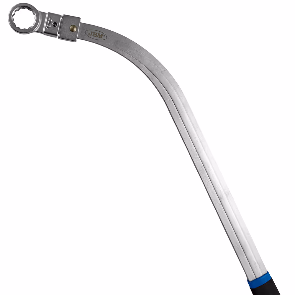 Jeu de clés courbées pour extraction de courroies tête interchangeable