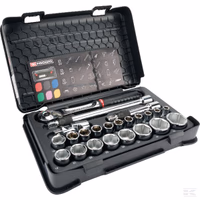 Jeu de douilles 1/2" 6 pans