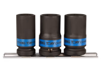 Jeu de douilles 1/2 spéciales jantes alu 3 pièces