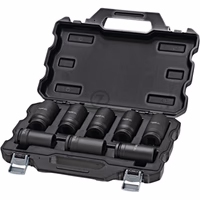 Jeu de douilles à chocs 3/4"", 6 pans, 8 pièces