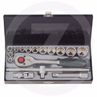 Jeu de douilles & acc 1/2'' (16 pcs)
