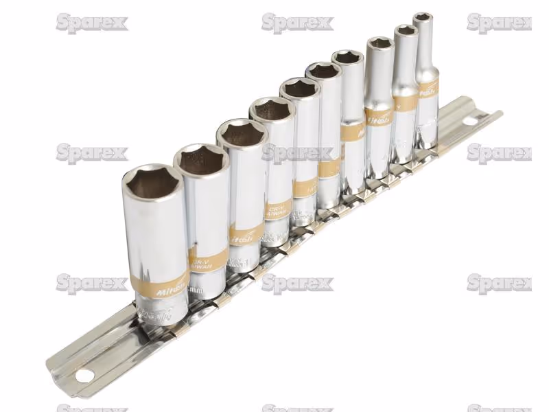 Jeu de douilles longues 1/4'' (10 pièces)