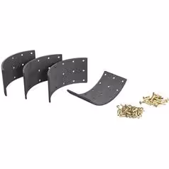 Jeu de garnitures de frein, Longueur: 207mm. - adaptable sur tracteurs David Brown, Case IH - ref K962269