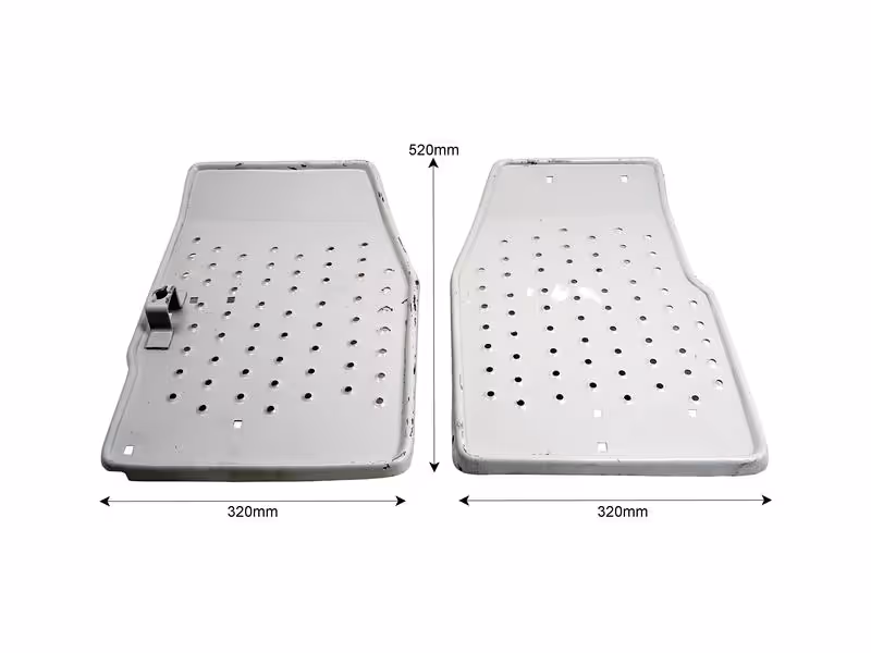 Jeu de marches pieds - Gauche/Droit - adaptable sur tracteurs Ford - ref 81844843