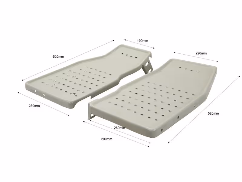 Jeu de marches pieds - Gauche/Droit - adaptable sur tracteurs Ford - ref C7NN16451D
