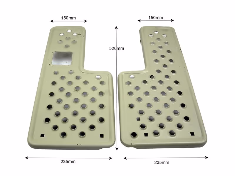 Jeu de marches pieds - Gauche/Droit - adaptable sur tracteurs Ford - ref E1ADDN16450A