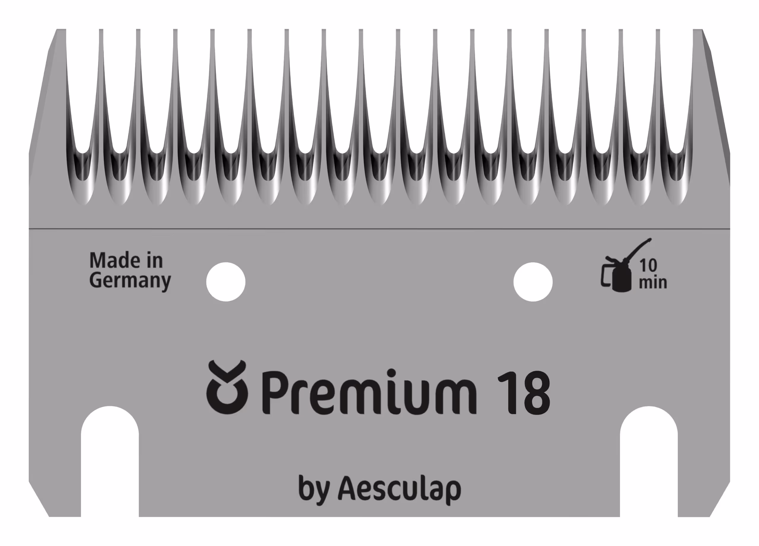Jeu de peignes Kerbl Premium bovins, 17/18 dents
