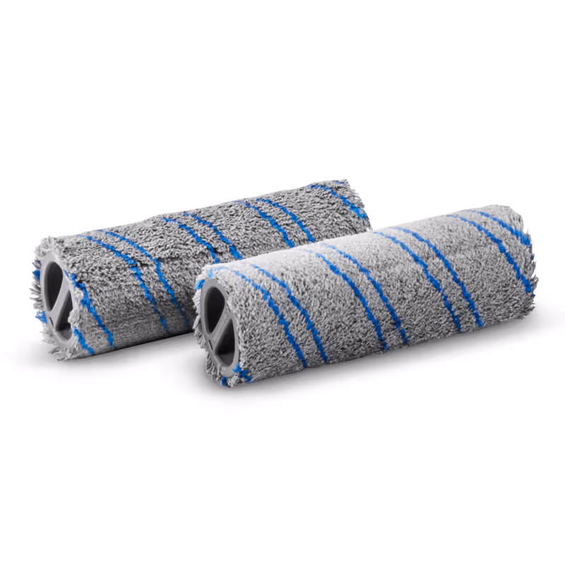 Jeu de rouleaux bleu
