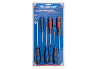 Jeu de tournevis à fente à lames rectilignes 6 pièces