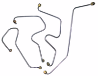 Jeu de tuyaux d'injecteurs Ford 5000 - SET 4 81826910 | Ford