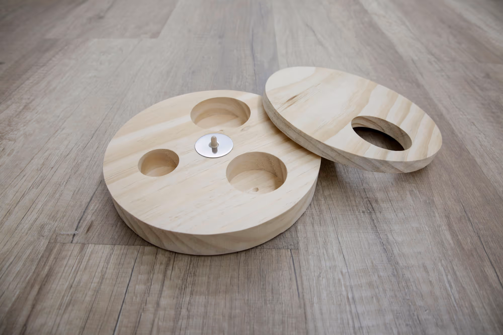 Jeu réflexion pour rongeur disque rotatif bois Ø19 cm