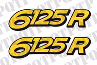 John Deere 6125R Model Decal Left and Right