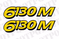 John Deere 6130M Model Decal Left and Right