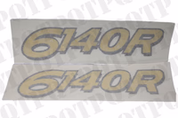 John Deere 6140R Model Decal Left and Right *Order with 56586 for Complete Set