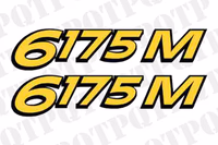 John Deere 6175M Model Decal Left and Right