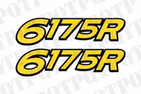 John Deere 6175R Model Decal Left and Right