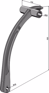 John Deere | Bras pour recouvreur