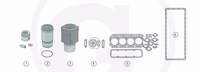 John Deere | Kit de réparation pour moteur adaptable