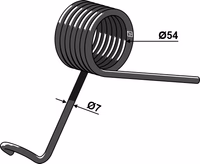 John Deere | Ressort de traction droite