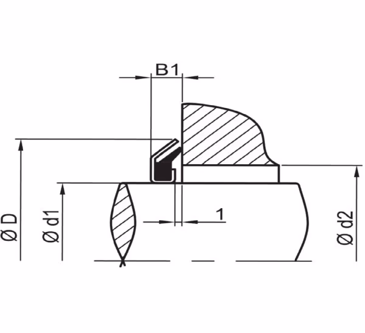 Joint alphaseal RC 30X47X4.5